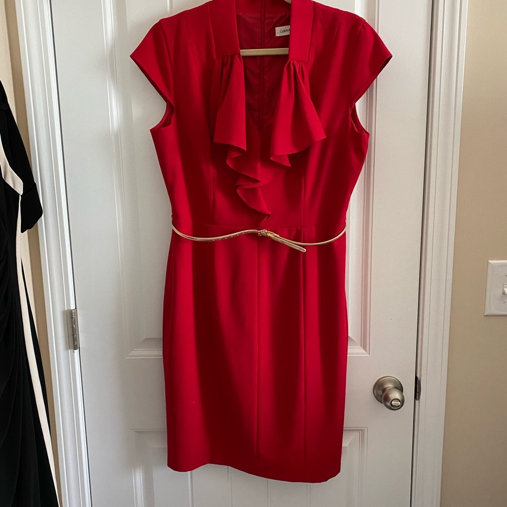 Red dress